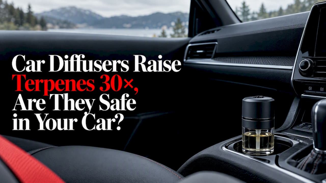 Car Diffusers Raise Terpenes 30×, Are They Safe in Your Car?